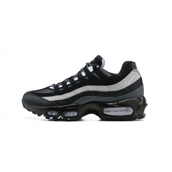 Men Nike Air Max 95 TT Black White and Grey Shoes 