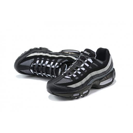 Men Nike Air Max 95 TT Black White and Grey Shoes 