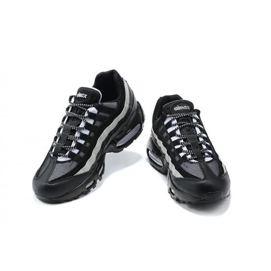 Men Nike Air Max 95 TT Black White and Grey Shoes 