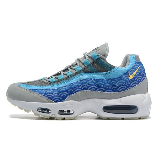 Men Nike Air Max 95 TT Blue Grey White CW7992-001 Shoes