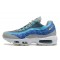 Men Nike Air Max 95 TT Blue Grey White CW7992-001 Shoes