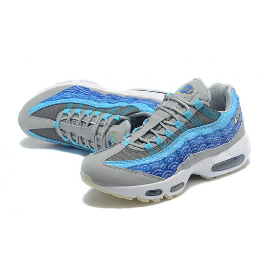 Men Nike Air Max 95 TT Blue Grey White CW7992-001 Shoes