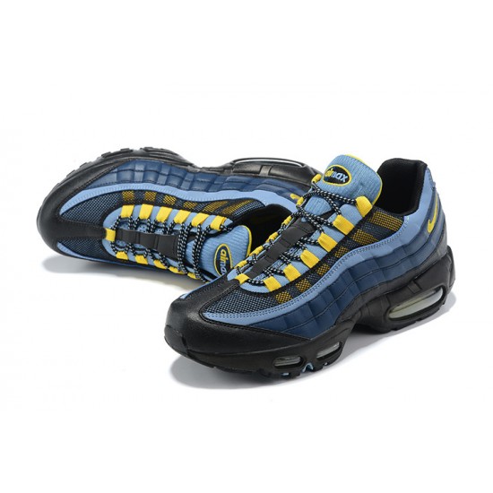 Men Nike Air Max 95 TT Blue Yellow Shoes 