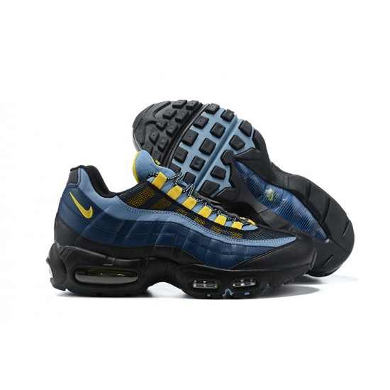 Men Nike Air Max 95 TT Blue Yellow Shoes 