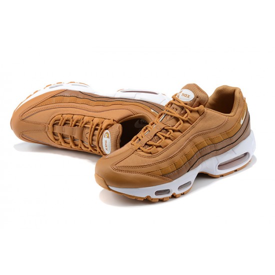 Men Nike Air Max 95 TT Brown and White Shoes 