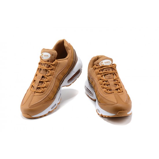 Men Nike Air Max 95 TT Brown and White Shoes 