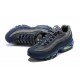 Men Nike Air Max 95 TT Grey Blue and Black Black DA1504-400  Shoes