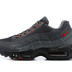 Men Nike Air Max 95 TT Grey Red and Black Shoes