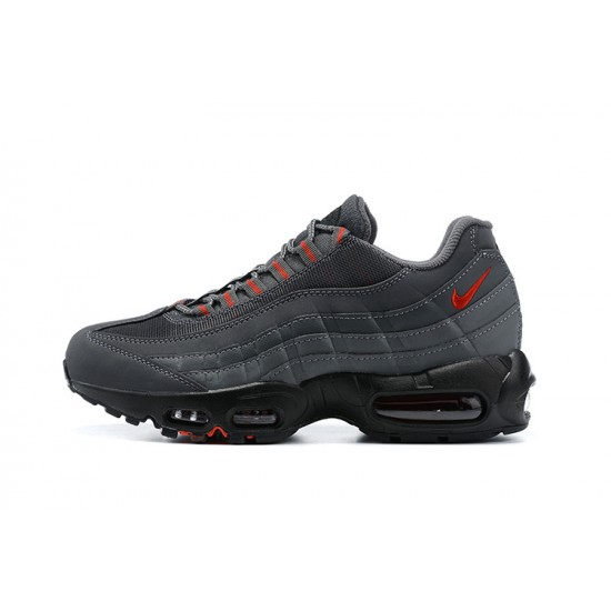 Men Nike Air Max 95 TT Grey Red and Black Shoes