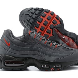 Men Nike Air Max 95 TT Grey Red and Black Shoes