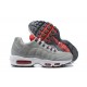 Men Nike Air Max 95 TT Grey White and Red Shoes 