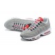 Men Nike Air Max 95 TT Grey White and Red Shoes 