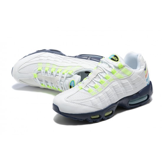 Men Nike Air Max 95 TT White Blue DX1819-100 Shoes