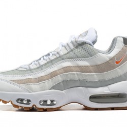 Men Nike Air Max 95 TT White Grey and Orange DM0011-100  Shoes