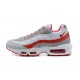 Men Nike Air Max 95 TT White Red and Grey Shoes