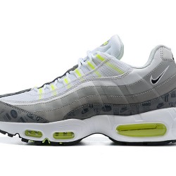 Men Nike Air Max 95 TT White and Grey Shoes