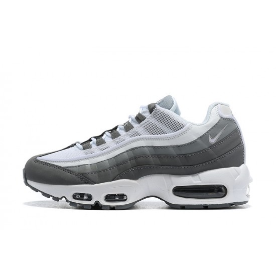 Men Nike Air Max 95 TT White and Grey Shoes