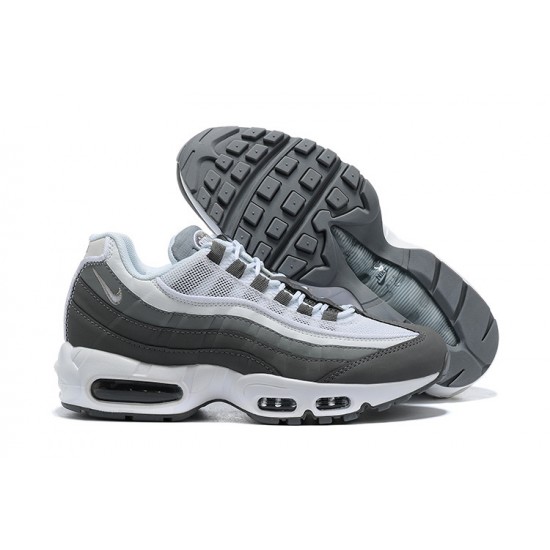 Men Nike Air Max 95 TT White and Grey Shoes