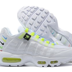 Women/Men Nike Air Max 95 TT Worldwide White Yellow CV9030-100 Shoes