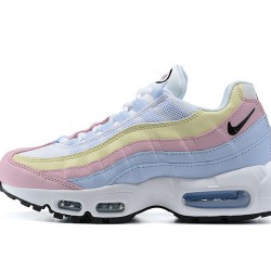 Women Nike Air Max 95 TT Blue Yellow Pink Shoes