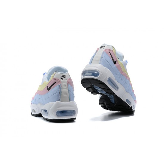 Women Nike Air Max 95 TT Blue Yellow Pink Shoes