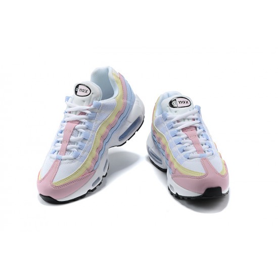 Women Nike Air Max 95 TT Blue Yellow Pink Shoes