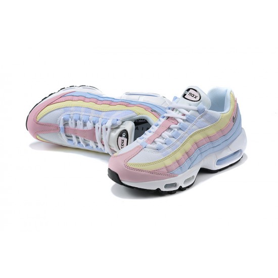 Women Nike Air Max 95 TT Blue Yellow Pink Shoes