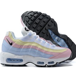 Women Nike Air Max 95 TT Blue Yellow Pink Shoes