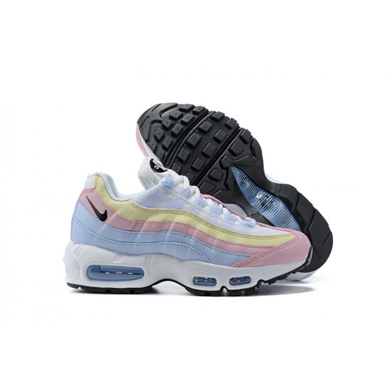 Women Nike Air Max 95 TT Blue Yellow Pink Shoes