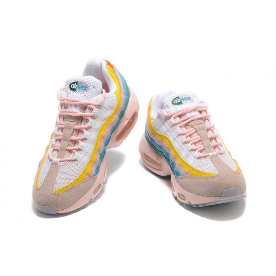 Women Nike Air Max 95 TT Yellow Pink White DQ9323-200 Shoes