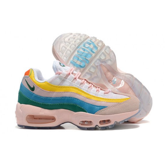 Women Nike Air Max 95 TT Yellow Pink White DQ9323-200 Shoes