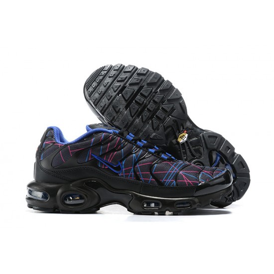 Men Nike Air Max Plus Tn Black Blue AQ9979-400 Shoes