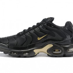 Men Nike Air Max Plus Tn Black Gold 852630-001 Shoes