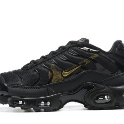 Men Nike Air Max Plus Tn Black Gold Shoes