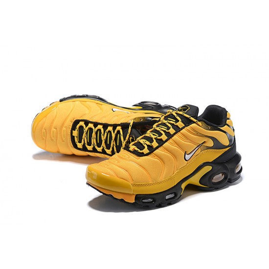 Men Nike Air Max Plus Tn Frequency Pack Yellow Black AV7940-700 Shoes