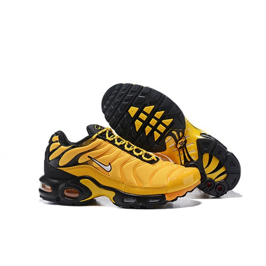 Men Nike Air Max Plus Tn Frequency Pack Yellow Black AV7940-700 Shoes