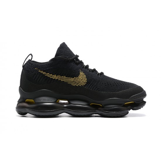 Men Nike Air Max Scorpion Black Yellow Shoes