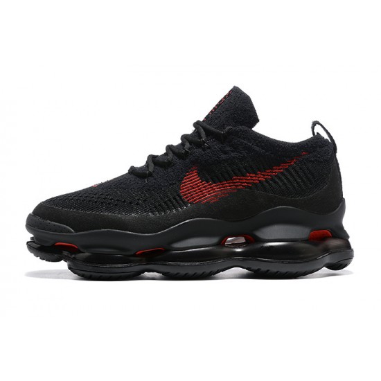 Men Nike Air Max Scorpion Black and Red Shoes 