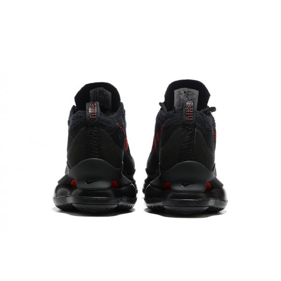 Men Nike Air Max Scorpion Black and Red Shoes 