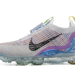 Women/Men Nike Air VaporMax 2020 Flyknit White Purpl CJ6740-001 Shoese