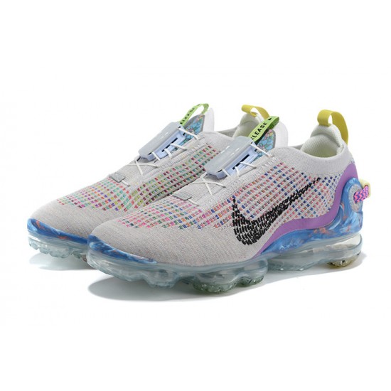 Women/Men Nike Air VaporMax 2020 Flyknit White Purpl CJ6740-001 Shoese