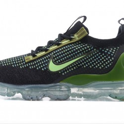 Women/Men Nike Air VaporMax 2021 Flyknit Black Green DQ7640-001 Shoes