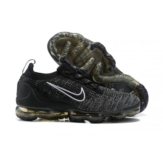 Women/Men Nike Air VaporMax 2021 Flyknit Black Grey DC9394-001 Shoes