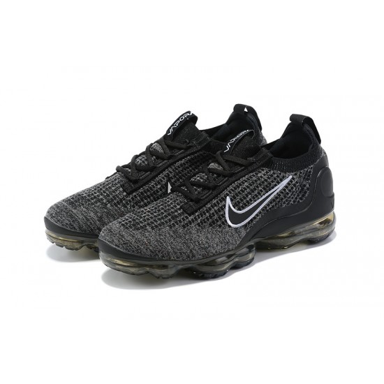 Women/Men Nike Air VaporMax 2021 Flyknit Black Grey DC9394-001 Shoes