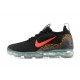 Women/Men Nike Air VaporMax 2021 Flyknit Black Red Shoes