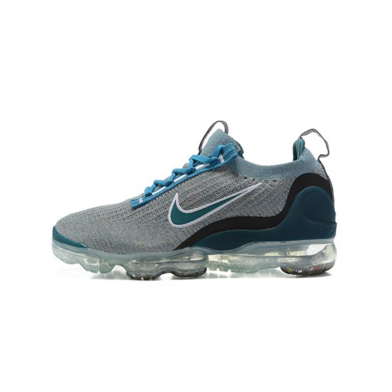 Women/Men Nike Air VaporMax 2021 Flyknit Blue Grey DC9394-400 Shoes