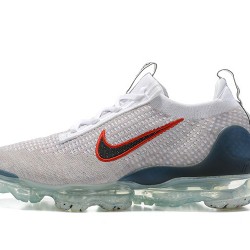 Women/Men Nike Air VaporMax 2021 Flyknit Blue Red DC9454-100 Shoes