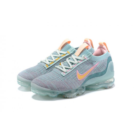 Women/Men Nike Air VaporMax 2021 Flyknit Green Pink DH4088-300 Shoes