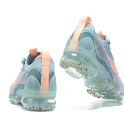 Women/Men Nike Air VaporMax 2021 Flyknit Green Pink DH4088-300 Shoes