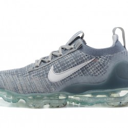 Women/Men Nike Air VaporMax 2021 Flyknit Grey Blue DH4084-400 Shoes